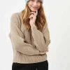 Moves ESINA Strickpullover Warm Sand Damen -Moves Offizieller Webshop 0297b0345de74cd3bcf13ff397f31538