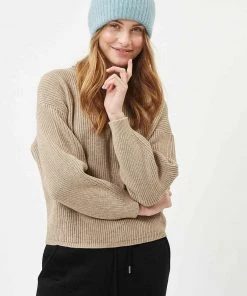 Moves ESINA Strickpullover Warm Sand Damen