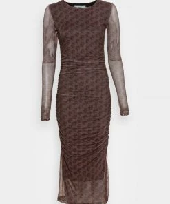 Moves Damen DEBINA Cocktailkleid/festliches Kleid Chocolate Brown -Moves Offizieller Webshop 0426376dace446ab9c20752cffe30ce5