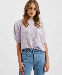 Moves Damen LUBANA T Shirt Basic Thistle