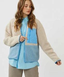 Moves Damen Fleecejacke Blue Bell