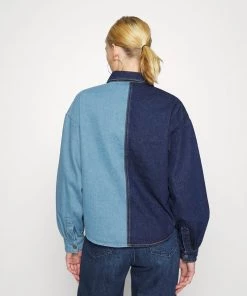 Moves Damen LIDINA Hemdbluse Medium Blue -Moves Offizieller Webshop 1d0019a6ad154c04b62a4fdfbaefd7b6