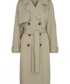 Moves DASINNA Trenchcoat Iced Coffee Damen -Moves Offizieller Webshop 2337368898f04b6cabd55e4a0b190669