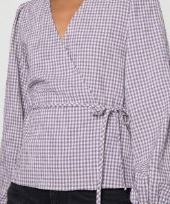 Moves WRAPSINA Bluse Lavender Damen -Moves Offizieller Webshop 238f84f727e34c62ad79aab7a7ab02ce