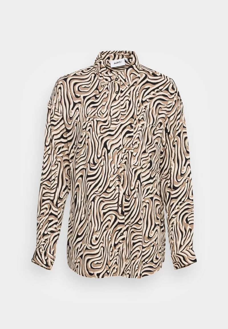 Moves Damen ASTIN Hemdbluse Beige 6 Moves Damen ASTIN Hemdbluse Beige – Bild 4