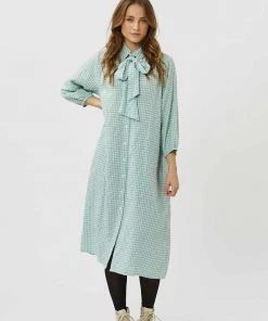 Moves Damen ROSEWAY Blusenkleid Mint Green