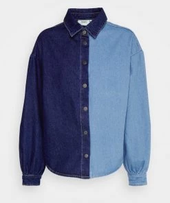 Moves Damen LIDINA Hemdbluse Medium Blue -Moves Offizieller Webshop 3dde238191fd4ff6a40f2a26ebbfd692