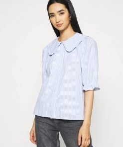 Moves CARRO Hemdbluse Light Blue Damen