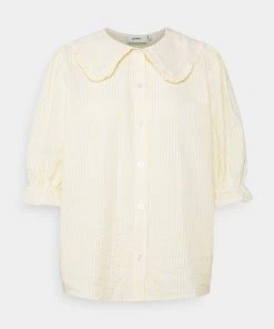 Moves Damen CARRO Hemdbluse Pale Banana -Moves Offizieller Webshop 6338a8f6f5fa49438ae31b989781ddd5