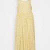 Moves Damen SAFIM Maxikleid Transparent Yellow