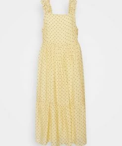 Moves Damen SAFIM Maxikleid Transparent Yellow