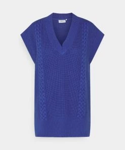 Moves VOLANA Strickpullover Blue Damen