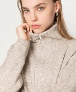 Moves Damen BRADLIE Strickkleid Beige -Moves Offizieller Webshop 7d822236ff104e85ae34633bb0eeffe5