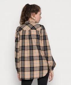 Moves Damen ANITAS Bluse Beige -Moves Offizieller Webshop 848f1ac74e69489ca64d267f5c89347f