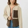 Moves Fleecejacke Chocolate Brown Damen