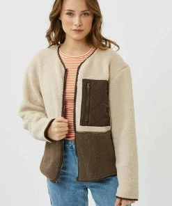 Moves Fleecejacke Chocolate Brown Damen