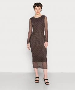 Moves Damen DEBINA Cocktailkleid/festliches Kleid Chocolate Brown