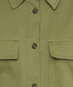 Moves Damen RAMBI Trenchcoat Dusky Green -Moves Offizieller Webshop a0b9de47268345a4a0bd7f881dcb1619