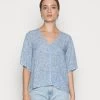 Moves Damen ALLISSA Bluse Azur Blue -Moves Offizieller Webshop a5006c5efd6e4f9085c0c59550c6724f