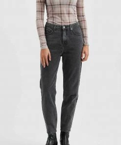 Moves IDALINA Jeans Slim Fit Stone Black Damen