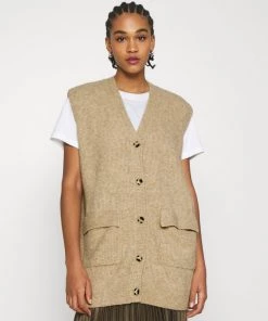 Moves Damen LAERKE Strickjacke Iced Coffee