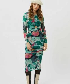 Moves Damen DEBINA Etuikleid Ultramarine Green