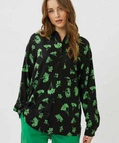 Moves ASTIN Hemdbluse Black Damen