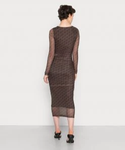 Moves Damen DEBINA Cocktailkleid/festliches Kleid Chocolate Brown -Moves Offizieller Webshop f84d0d58b3e543198e437ced00f8d98e