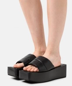 L37 KNOCK THREE TIMES Pantolette Hoch Black Damen