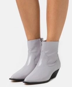 L37 SEVENTEEN YEARS Cowboy /Bikerstiefelette Violet Damen