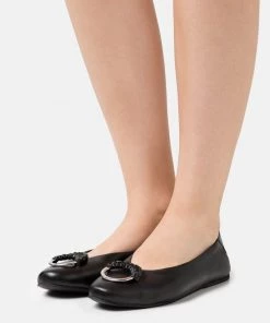 L37 Damen YELLOW RIVER Klassischer Ballerina Black