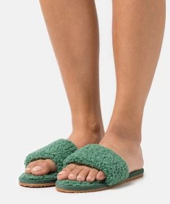 L37 BLANCA Pantolette Flach Green Damen