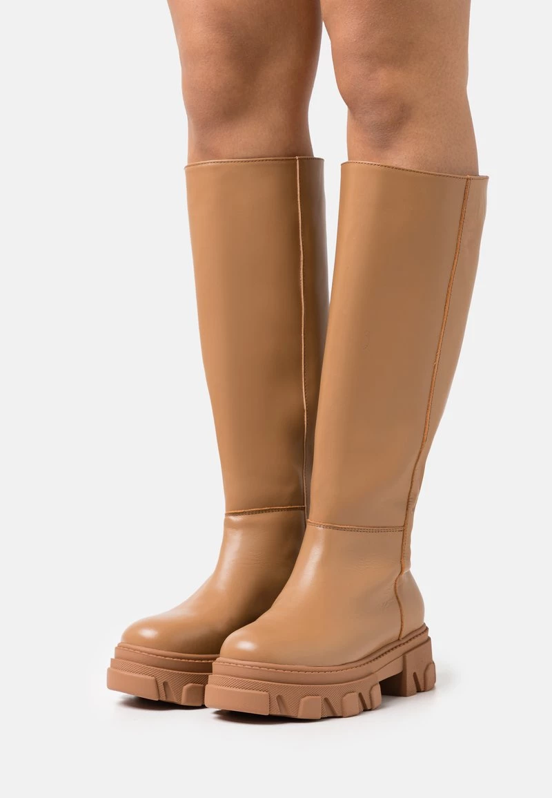 L37 HANDS UP Plateaustiefel Tan Damen 3 L37 HANDS UP Plateaustiefel Tan Damen
