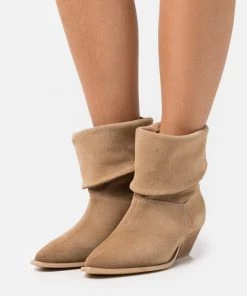 L37 DON'T ASK ME WHY Cowboy /Bikerstiefelette Tan Damen