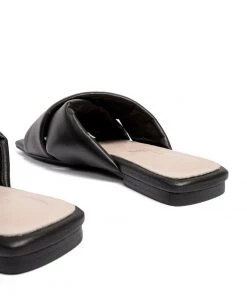 L37 COSTA BRAVA Pantolette Flach Black Damen -Moves Offizieller Webshop 220bbe5be6e24f0fa27947abf059ee7a