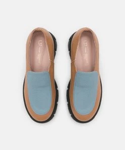L37 OFF MA MIND Slipper Tan/blue Damen -Moves Offizieller Webshop 22d6e80ed9e1473dbd6bc1de5401bd46