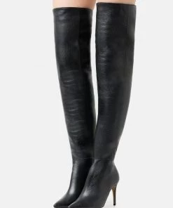 L37 Damen A LITTLE BIT LONGER Stiefel Black