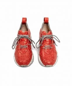 L37 Damen Sneaker High Red