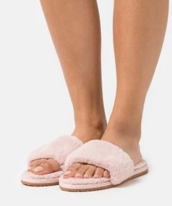 L37 BLANCA Pantolette Flach Pink Damen