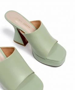 L37 Damen SHE'S A LADY Pantolette Hoch Green -Moves Offizieller Webshop 3869c8b3c6ab468f8dac968a26f781fc