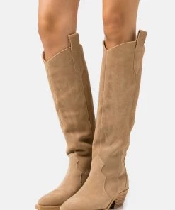 L37 Damen LET'S GET LOST Cowboy /Bikerboot Tan