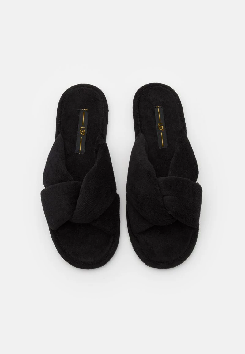 L37 Damen SWEET HOME Hausschuh Black 8 L37 Damen SWEET HOME Hausschuh Black – Bild 6