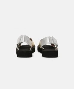 L37 NEON LIGHTS Plateausandalette Gold/silver Damen -Moves Offizieller Webshop 44d8a28c630645a9ba2548758384c515