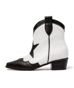 L37 SKY FULL OF STARS Ankle Boot White Black Damen
