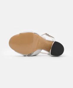 L37 Damen PARTY UP THE STREET High Heel Sandalette White -Moves Offizieller Webshop 493ebbc1bfab4606beb32dd6c7d028a7