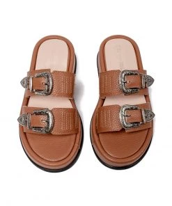 L37 Damen ITS UNUSUAL Pantolette Flach Brown -Moves Offizieller Webshop 51bcb3867ada41b3a99fe8216b9c1213