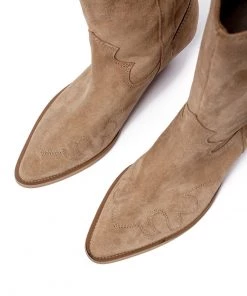 L37 Damen Cowboy /Bikerstiefelette Beige -Moves Offizieller Webshop 575f36dad7c94eb887a07d2f9f4e3492