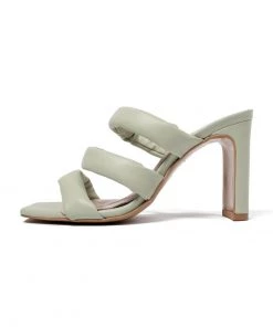 L37 A LITLLE SPACE Pantolette Hoch Green Damen