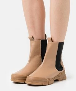 L37 REACT Plateaustiefelette Beige Damen