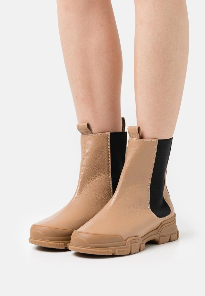 L37 REACT Plateaustiefelette Beige Damen 3 L37 REACT Plateaustiefelette Beige Damen